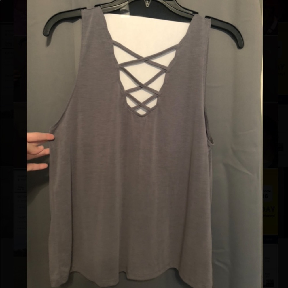 COPY - American Eagle gray tank top